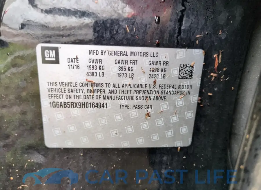 1G6AB5RX9H0164941# 13