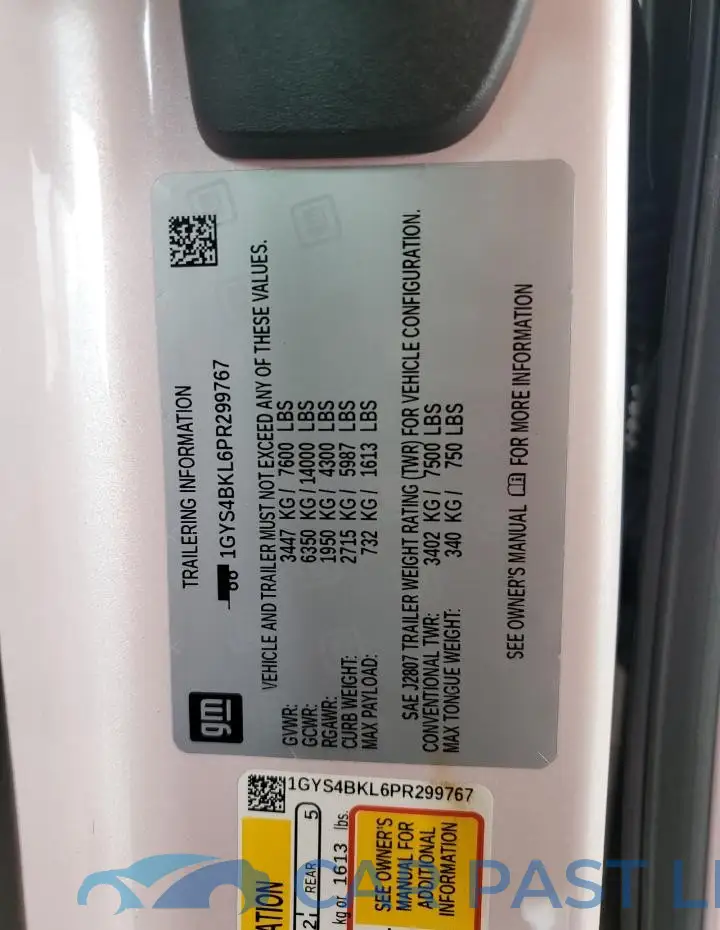 1GYS4BKL6PR299767# 12