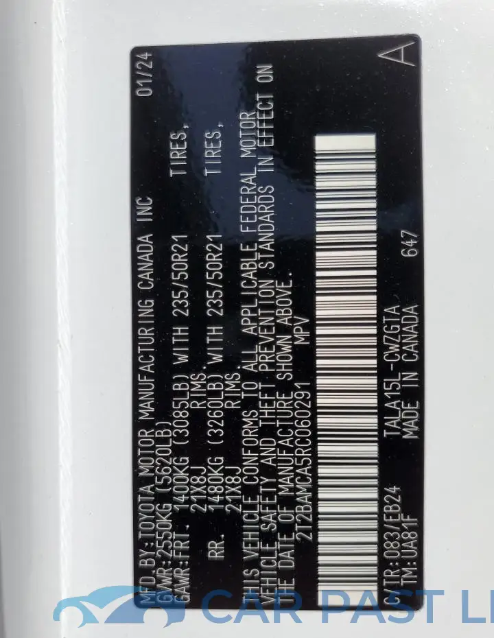 2T2BAMCA5RC060291# 13