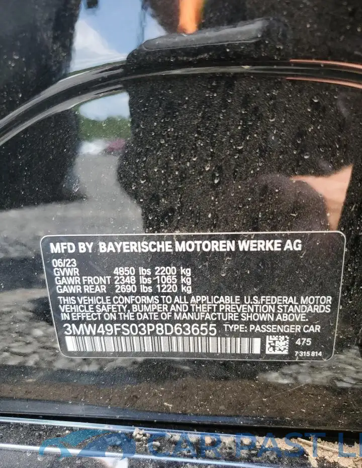 3MW49FS03P8D63655# 12