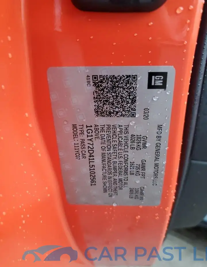 1G1Y72D41L5102561# 13