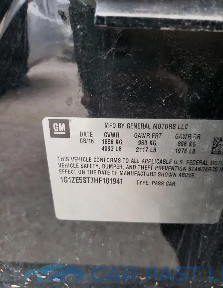 1G1ZE5ST7HF101941# 12