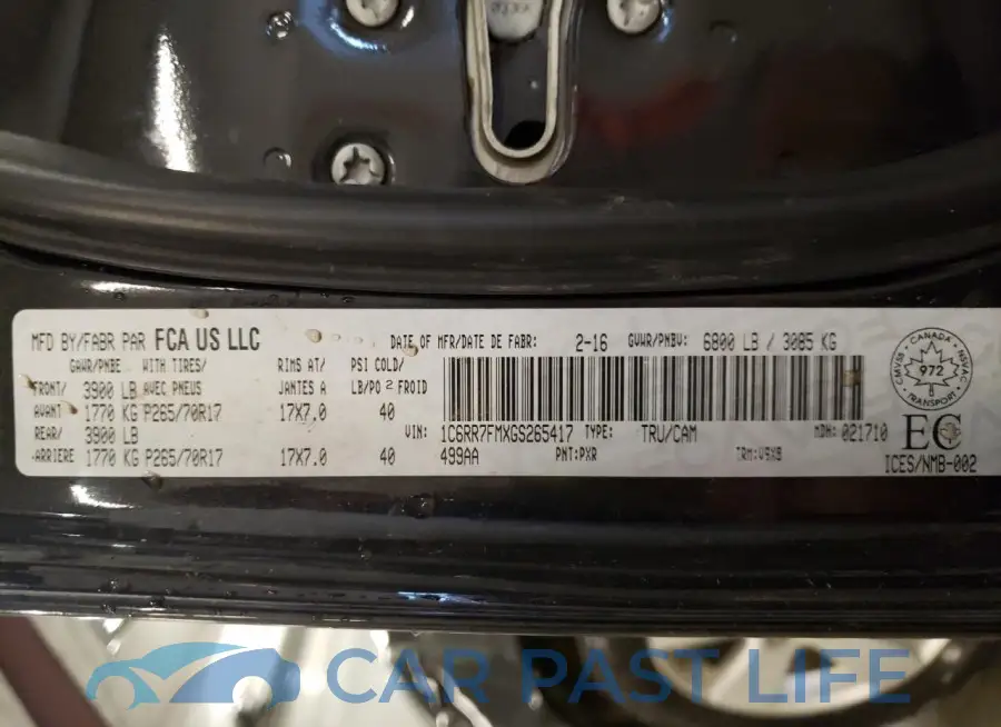 1C6RR7FMXGS265417# 12
