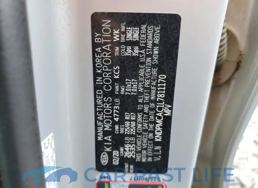 KNDPMCAC1L7811170# 14
