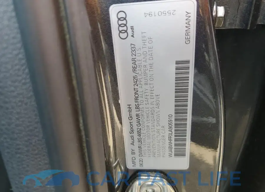 WUABWHFF0LA905910# 13