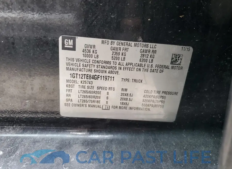 1GT12TE84GF119711# 13