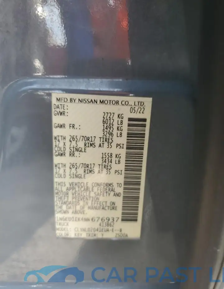 1N6ED1EK4NN676937# 13