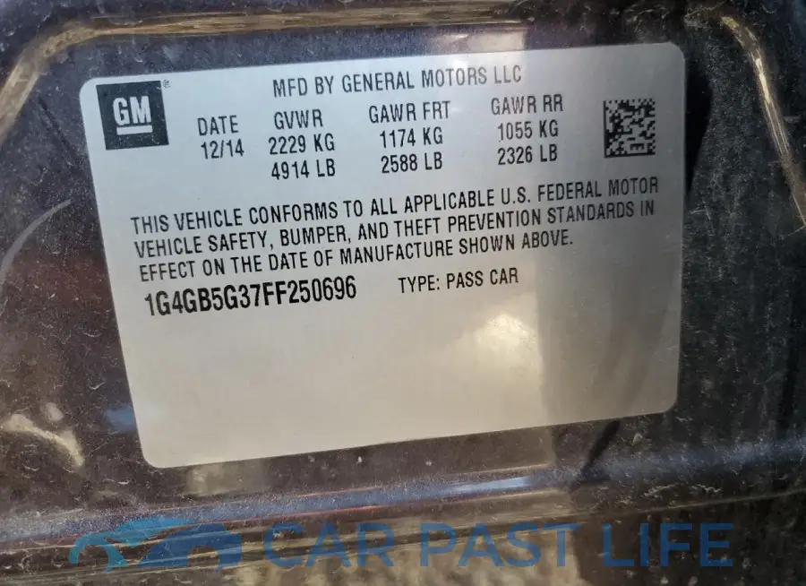 1G4GB5G37FF250696# 12