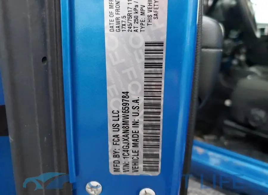 1C4GJXAN8MW659784# 13