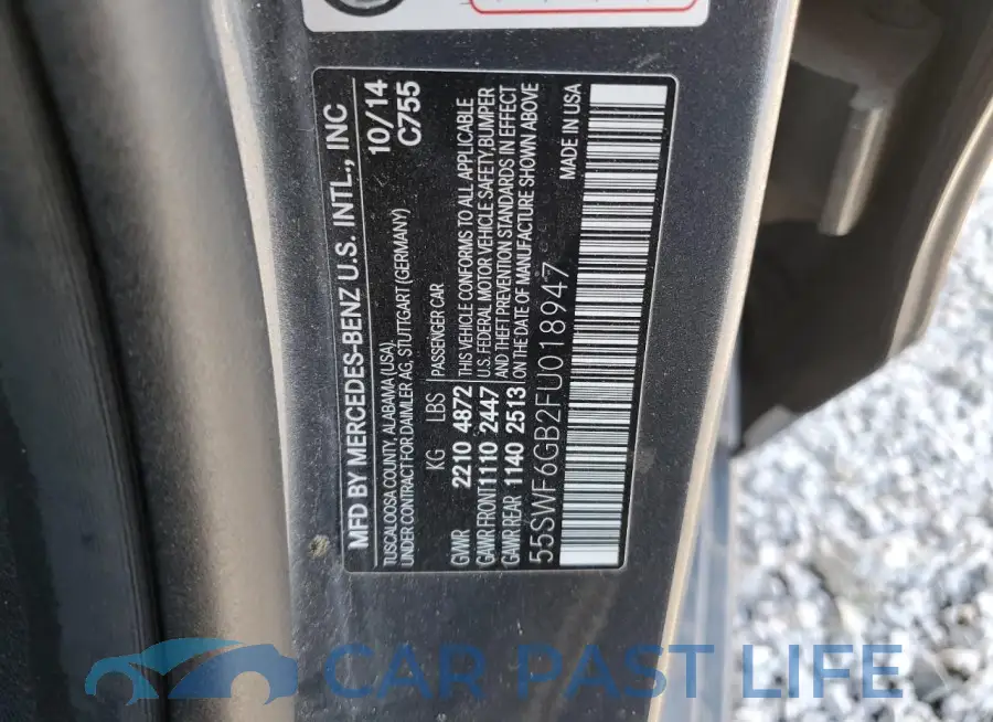 55SWF6GB2FU018947# 12