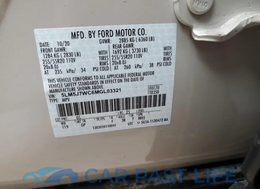 5LM5J7WC6MGL03321# 13