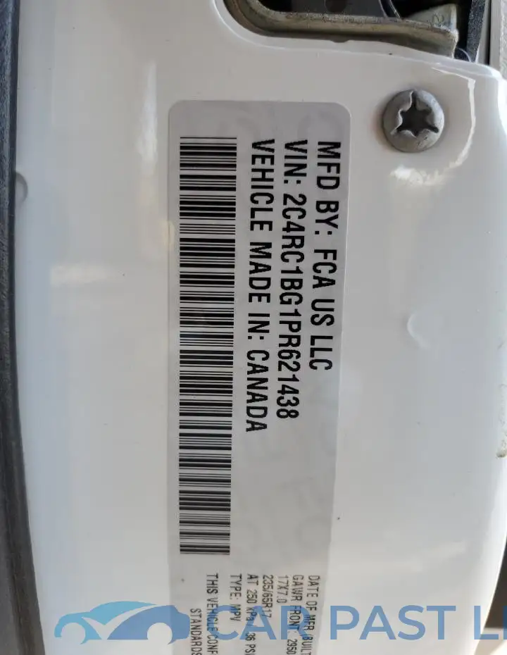2C4RC1BG1PR621438# 13