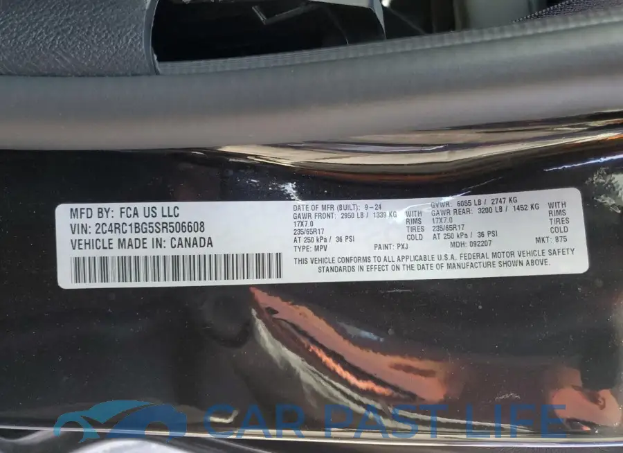 2C4RC1BG5SR506608# 13
