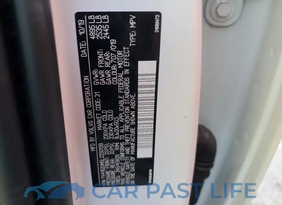 YV4162UM5L2250139# 14