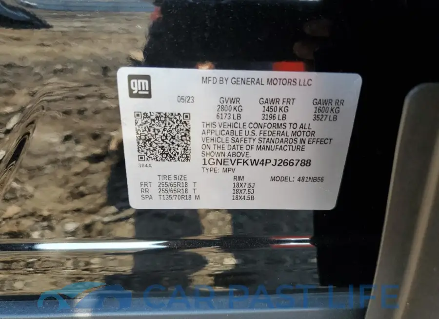 1GNEVFKW4PJ266788# 13
