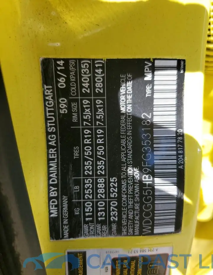 WDCGG5HB9FG353182# 13