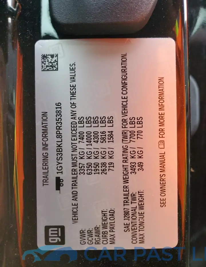 1GYS3BKL8PR353816# 14
