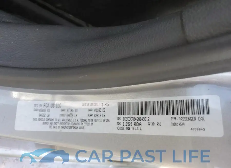 1C3CCCAB4GN149812# 12
