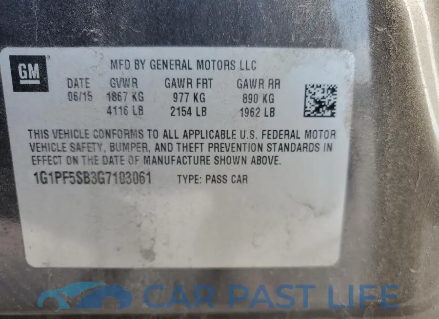 1G1PF5SB3G7103061# 12