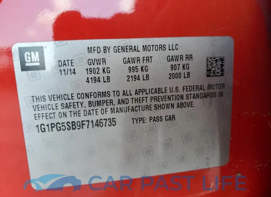 1G1PG5SB9F7146735# 13