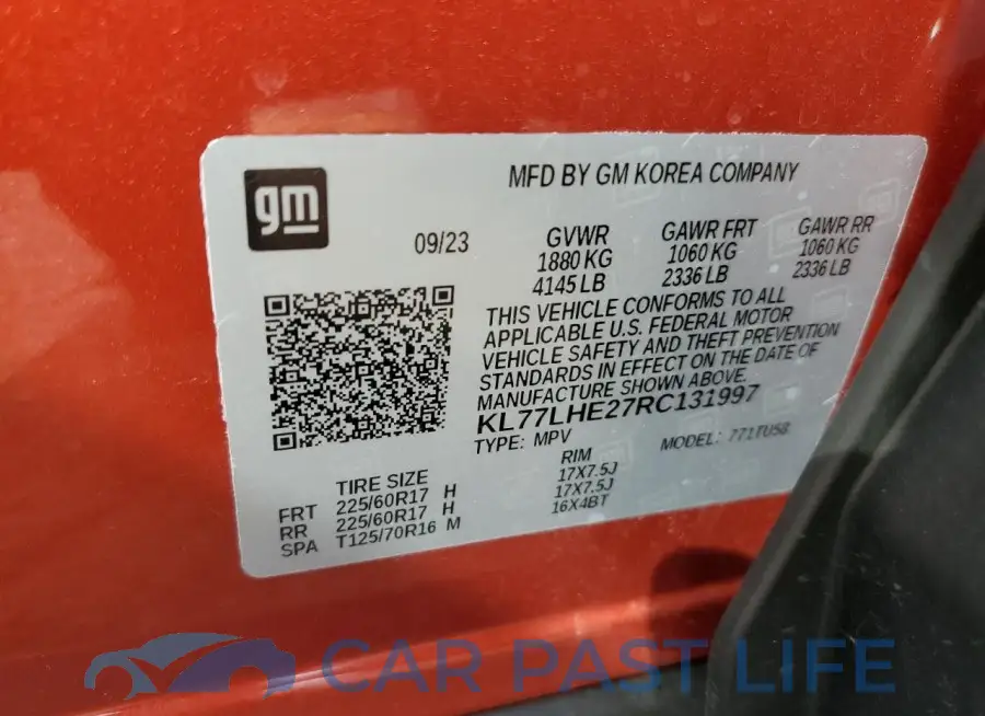 KL77LHE27RC131997# 13