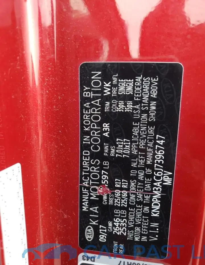 KNDPM3AC6J7396747# 13