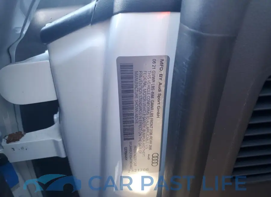 WUA4BCFX5M7901463# 13