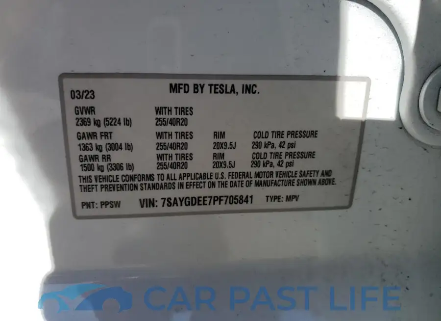 7SAYGDEE7PF705841# 13