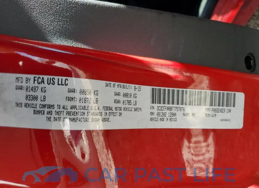 3C3CFFAR8FT757076# 13