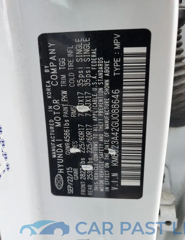 KM8J23A42GU088646# 12