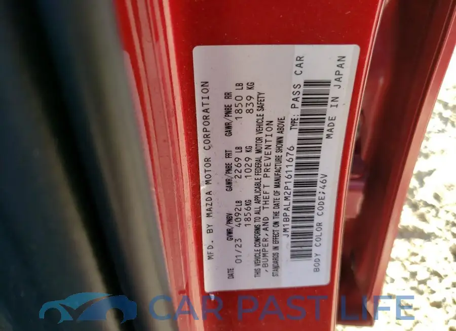JM1BPALM2P1611676# 12