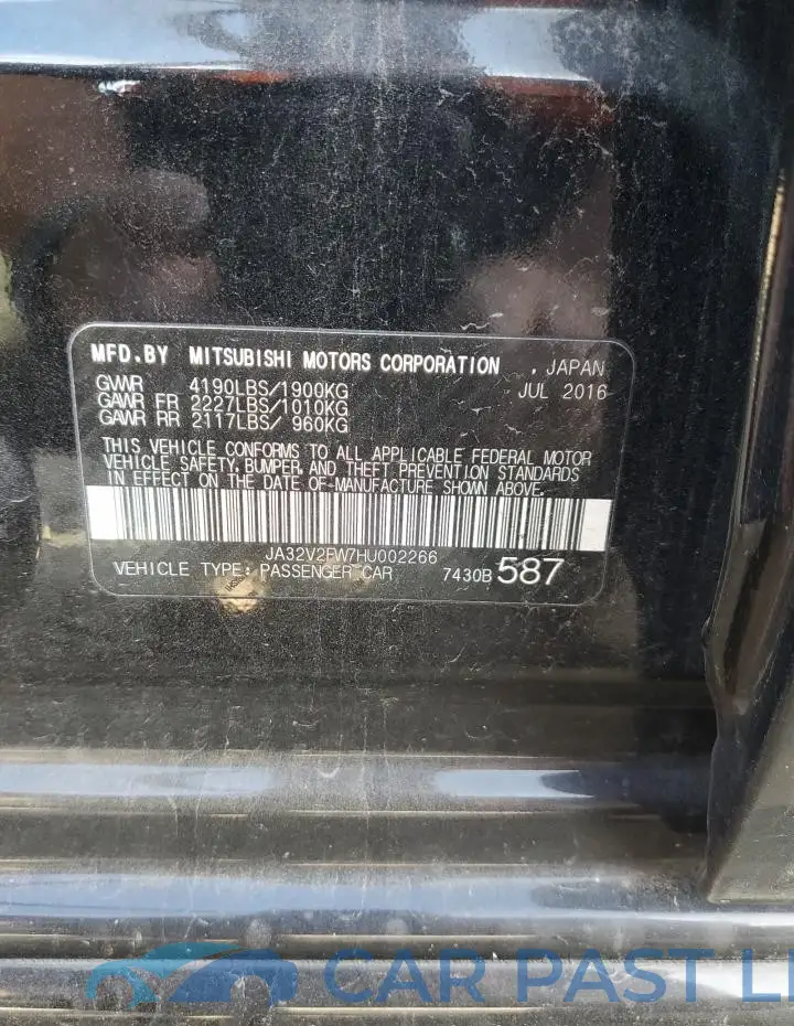 JA32V2FW7HU002266# 12