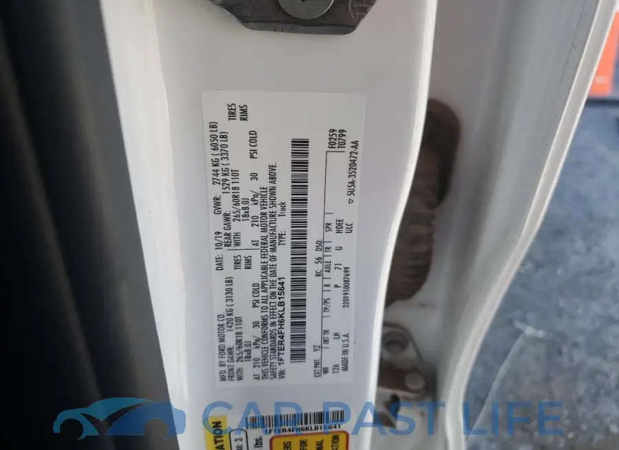 1FTER4FH6KLB15641# 12