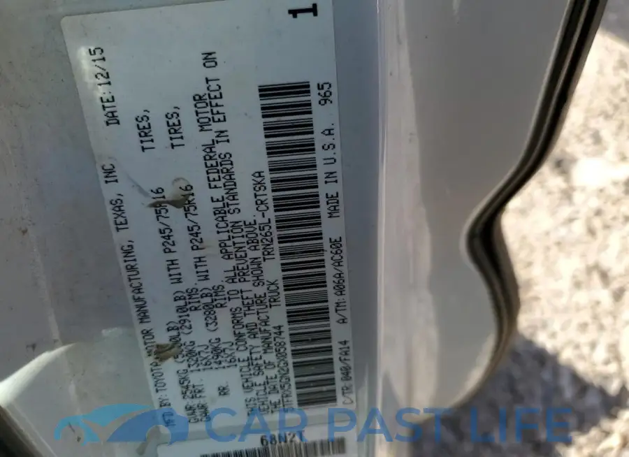 5TFRX5GN2GX058744# 12