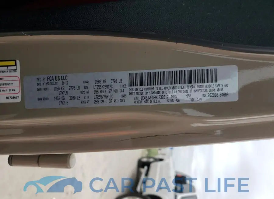 1C4BJWFG6HL736917# 14