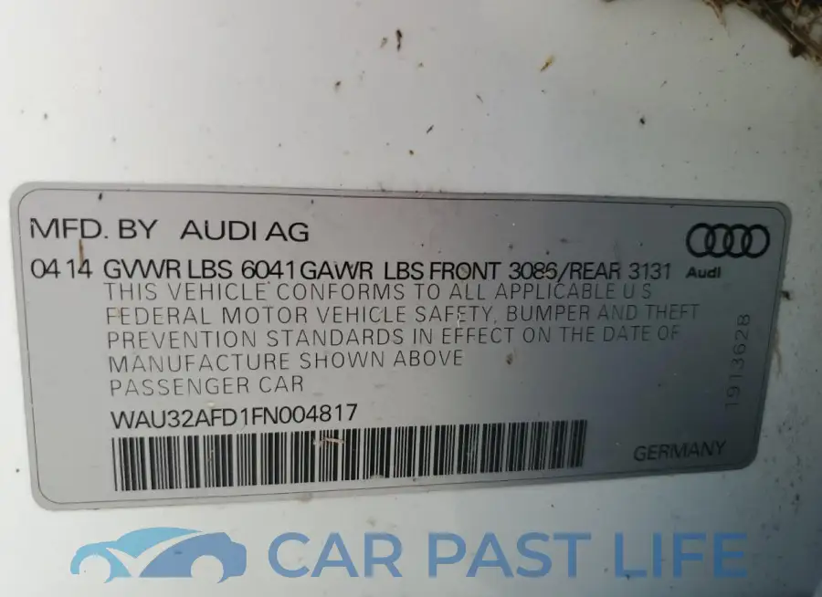 WAU32AFD1FN004817# 13