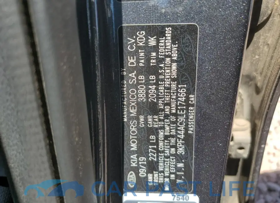 3KPF44AC9LE174661# 12
