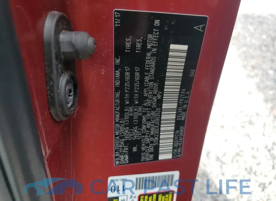 5TDKZ3DCXJS903520# 14