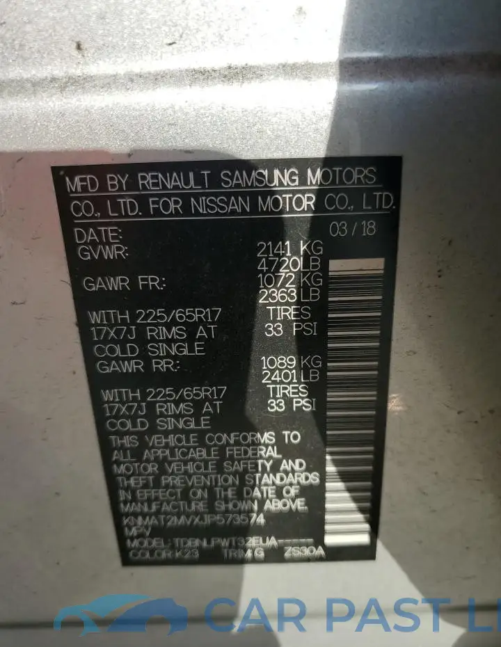 KNMAT2MVXJP573574# 13