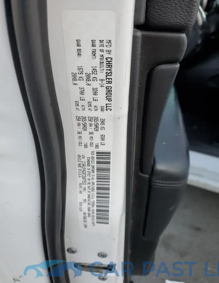 1C4RJFAG3FC607553# 13