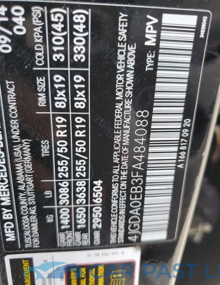 4JGDA0EB3FA484088# 13
