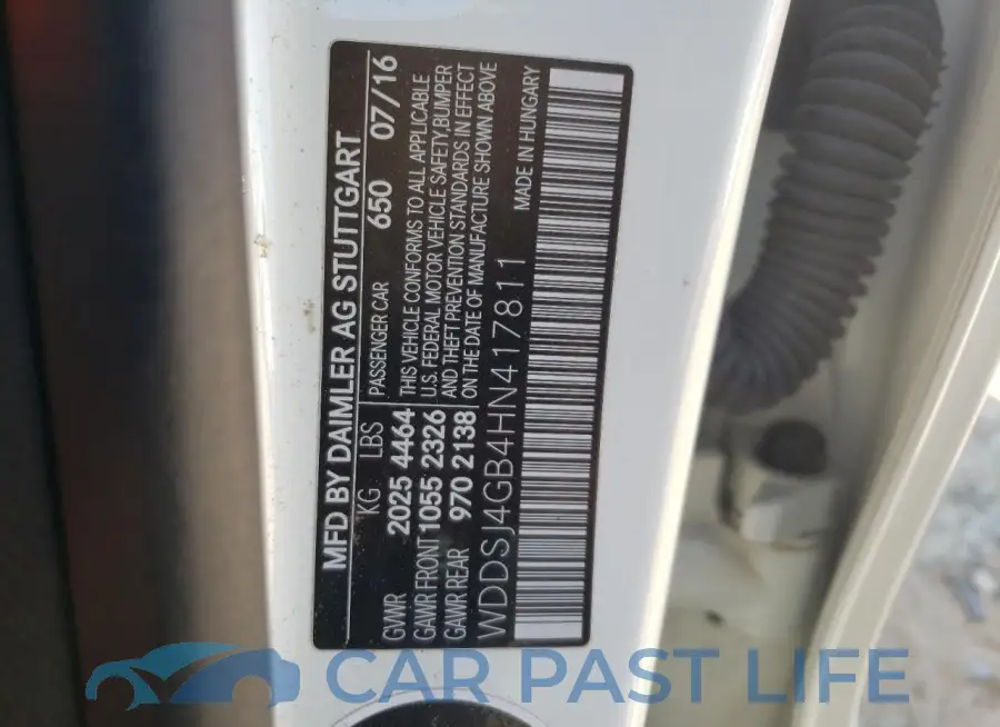 WDDSJ4GB4HN417811# 12