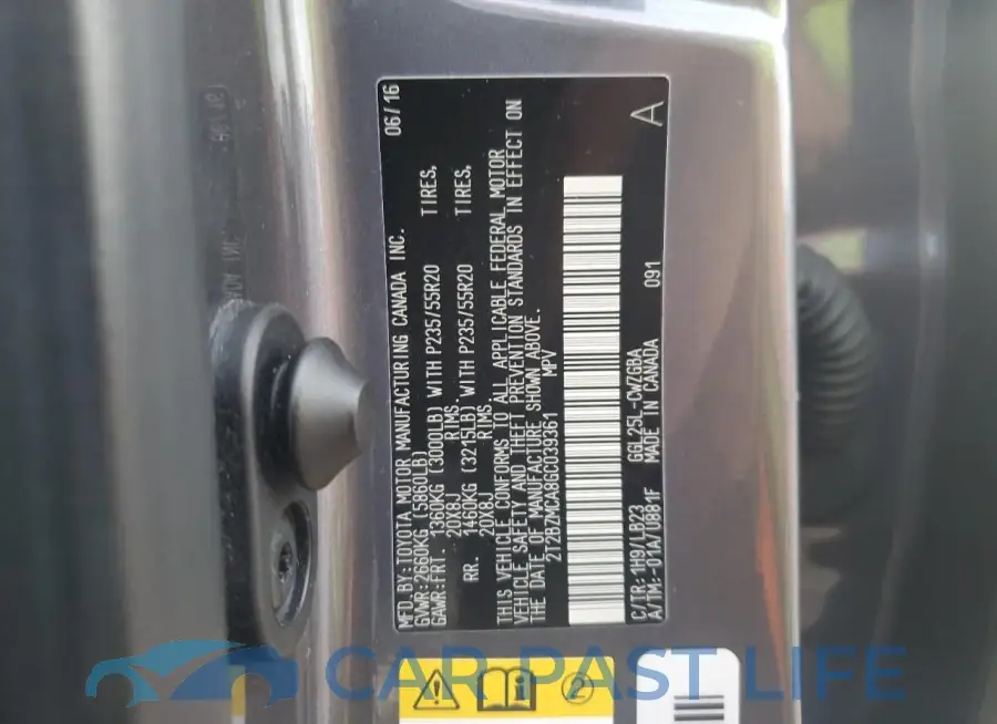 2T2BZMCA8GC039361# 13