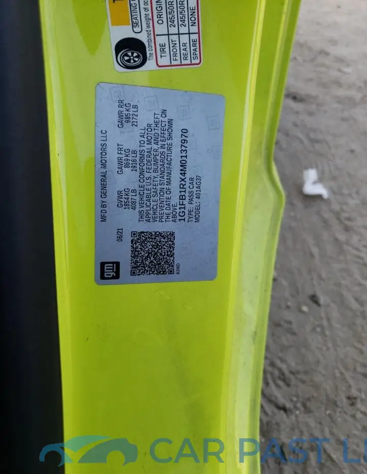 1G1FB1RX4M0137970# 12