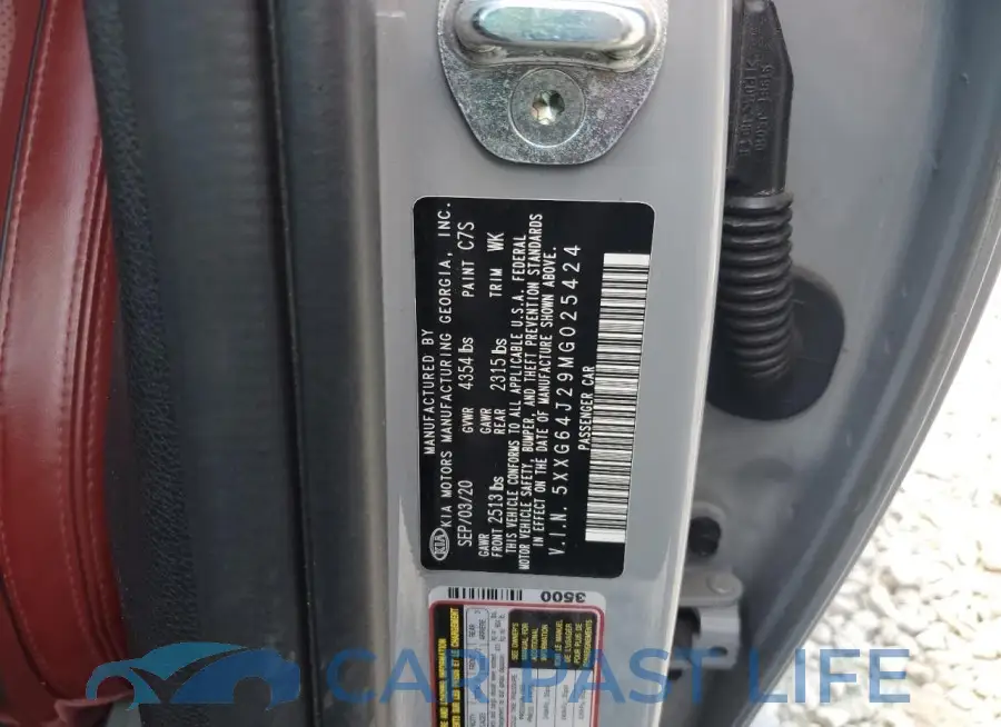 5XXG64J29MG025424# 13