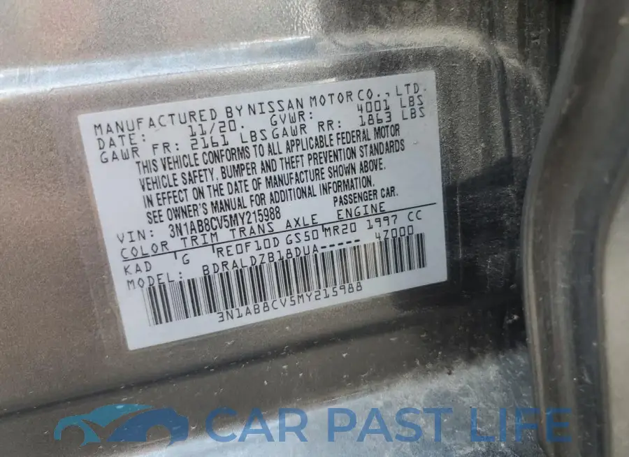 3N1AB8CV5MY215988# 12