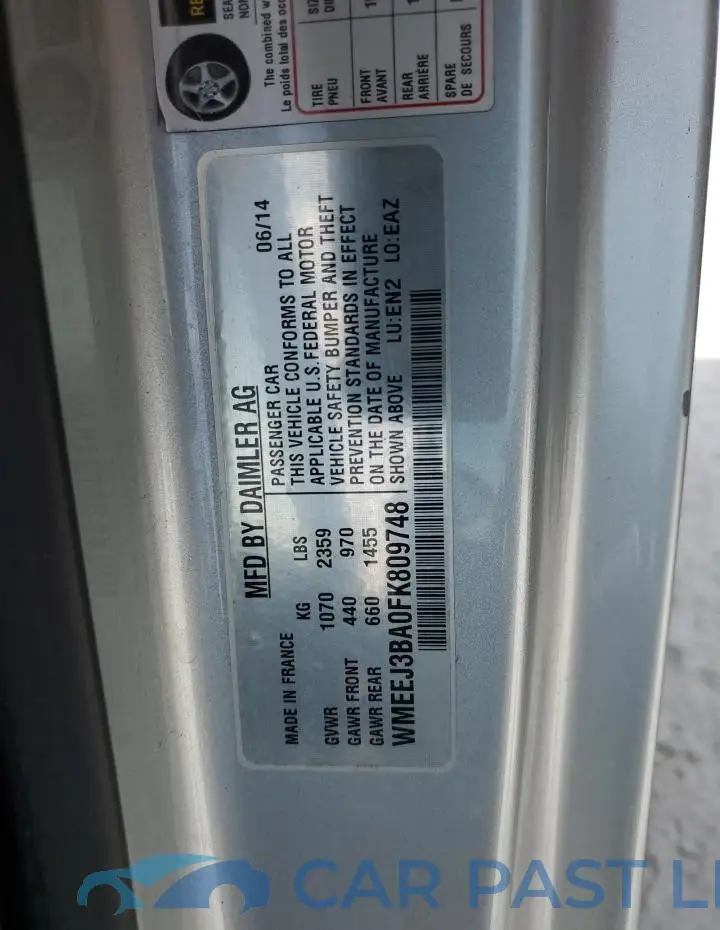 WMEEJ3BA0FK809748# 13