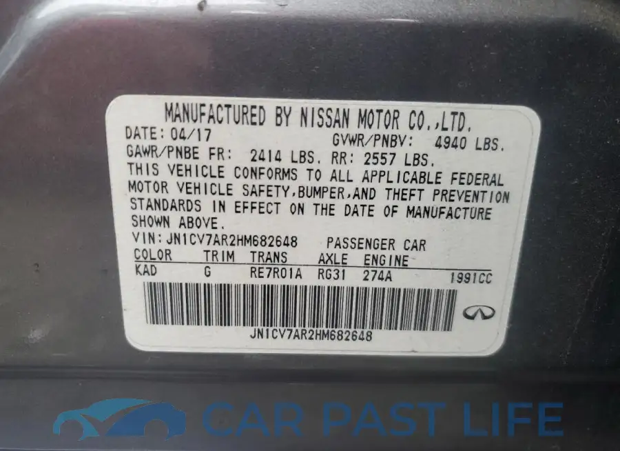 JN1CV7AR2HM682648# 12