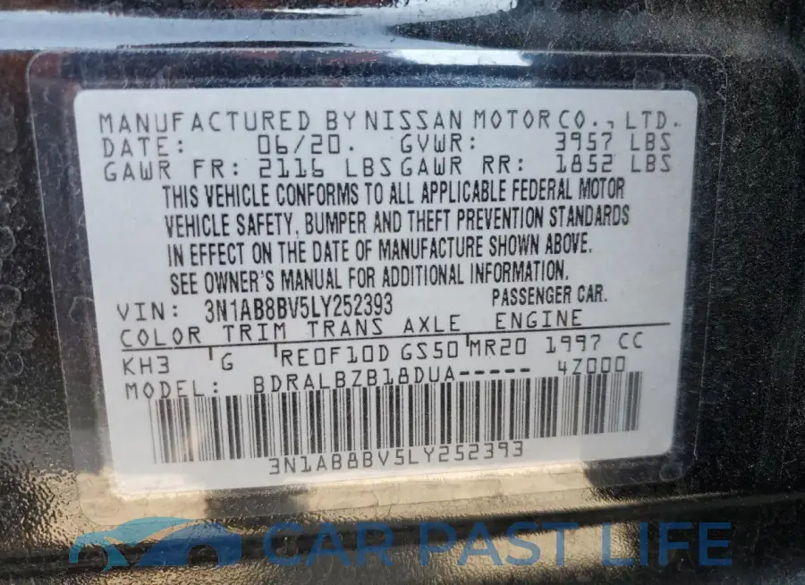 3N1AB8BV5LY252393# 12