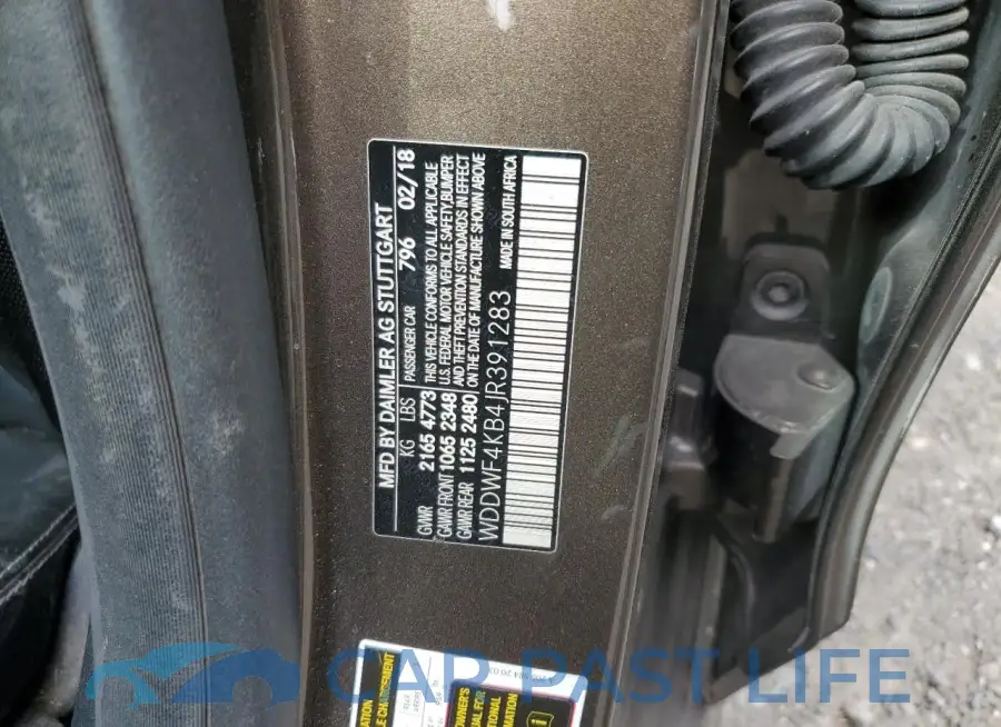 WDDWF4KB4JR391283# 12